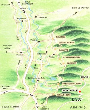 carte touristique